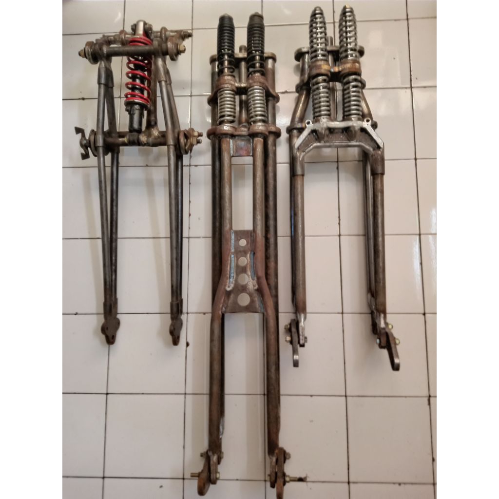 Open P.O Girder Fork Cangkrang Springer WL VL Motor Chopper Motor Custom