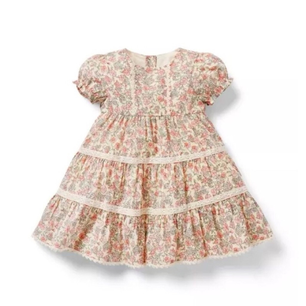 Baby Ditsy Floral Puff Sleeve Dress Janie and Jack 0-3m