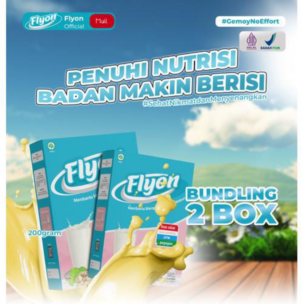 

Susu Flyon Rasa Original Penambah Nafsu Makan Obat Herbal Alami Untuk Susah Gemuk dan Susah Makan - Jahe Nikmat Untuk Lambung