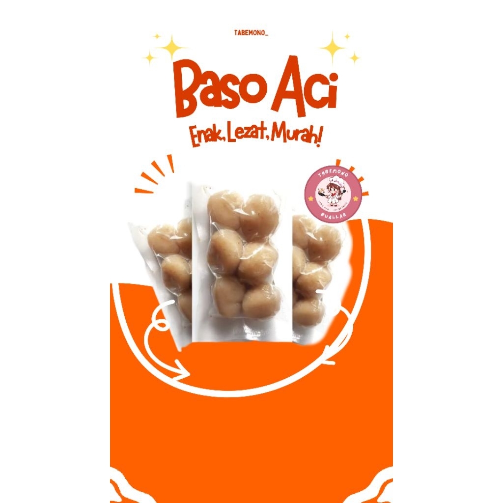 

XTRA BASO ACI JUMBO ISI AYAM MERCON ISI 2(TANPA BUMBU)