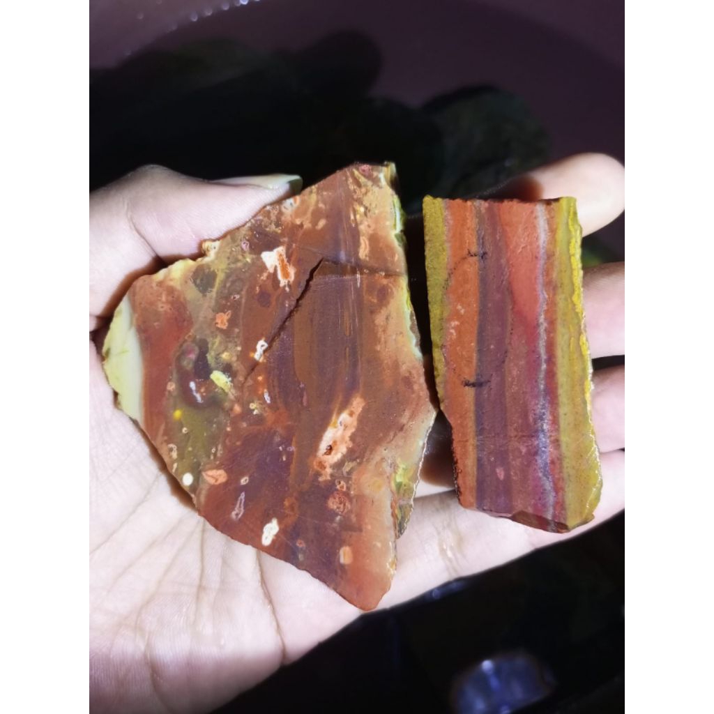 Natural Bahan Batu Pancawarna Garut Merah Ciangel