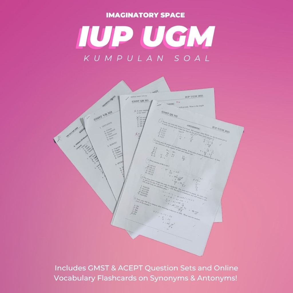 (PRINTED) Kumpulan Soal GMST ACEPT IUP UGM