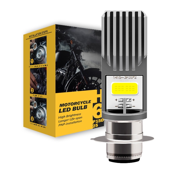 Trendy ISUN Lampu LED Utama Motor H6 P15D25 COB Cakar DC98V1W