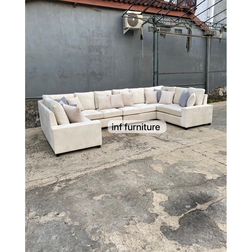 sofa ruang keluarga sofa L sofa ruang tv sofa model U