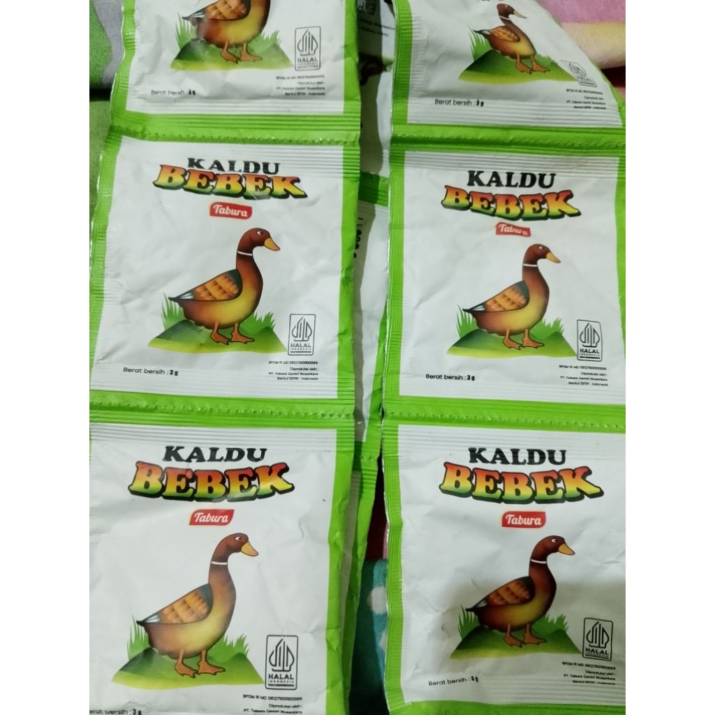 

3 gr Perbungkus Kaldu Bebek