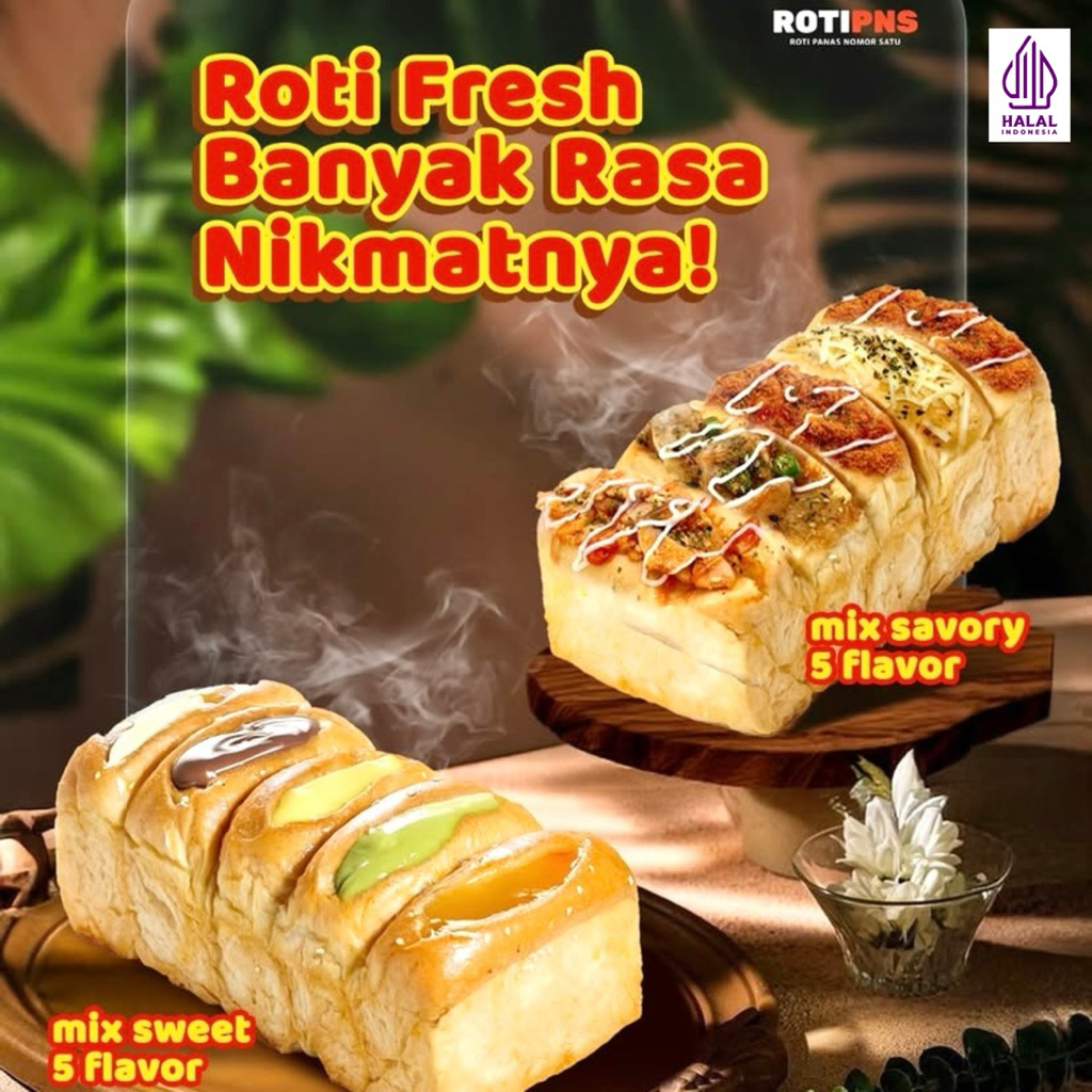 

ROTIPNS - Roti isi 5 sobek | Roti Panas Lembut Isian Melimpah