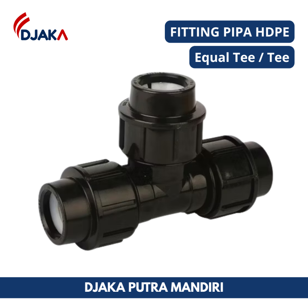 Tee hdpe / Tee coupling hdpe 3 inchi