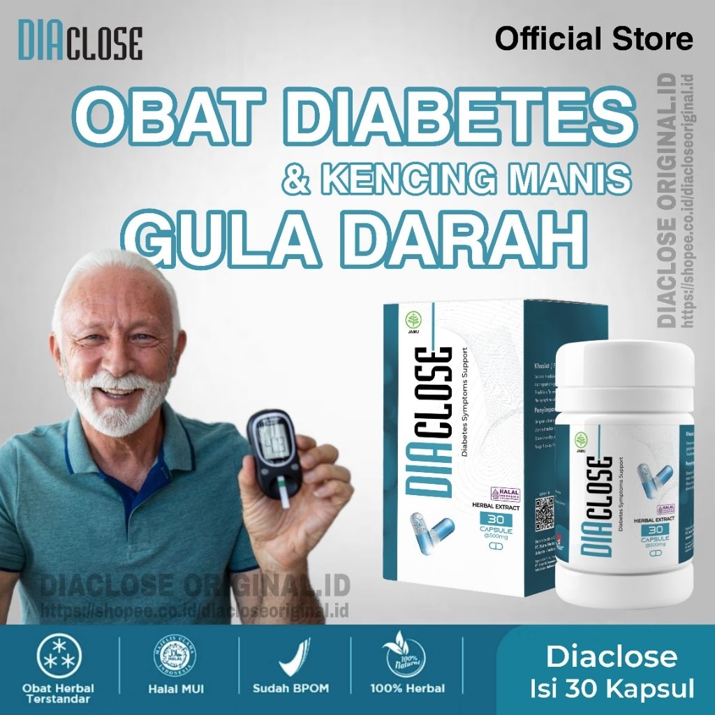 DIACLOSE Original Official StoreDiabetes Kencing Manis Gula Darah BPOM