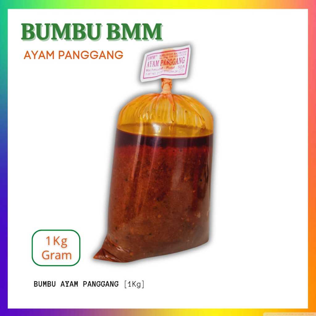 

Bumbu Masak Instan Machmudah 1kg, AYAM PANGGANG