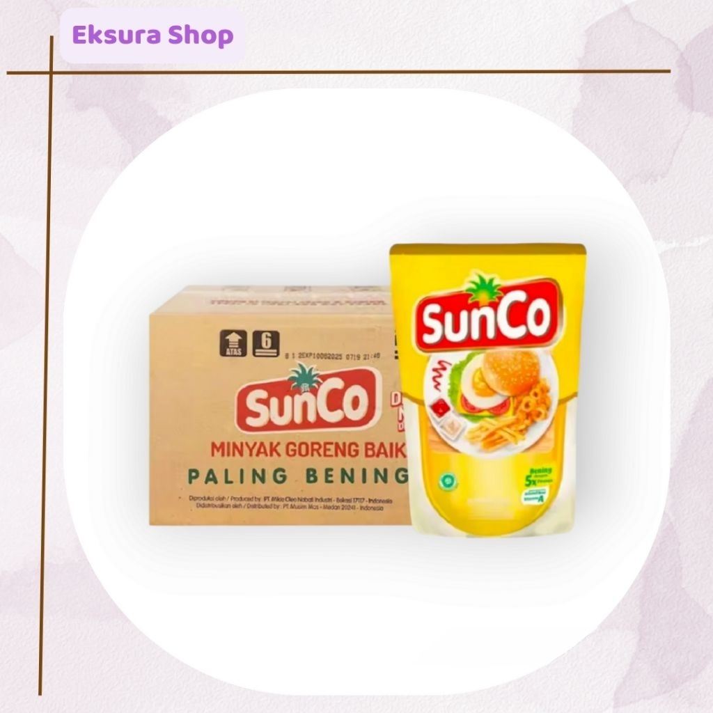 

Minyak Goreng Sunco 2 Liter 1 Dus (2L x 6)