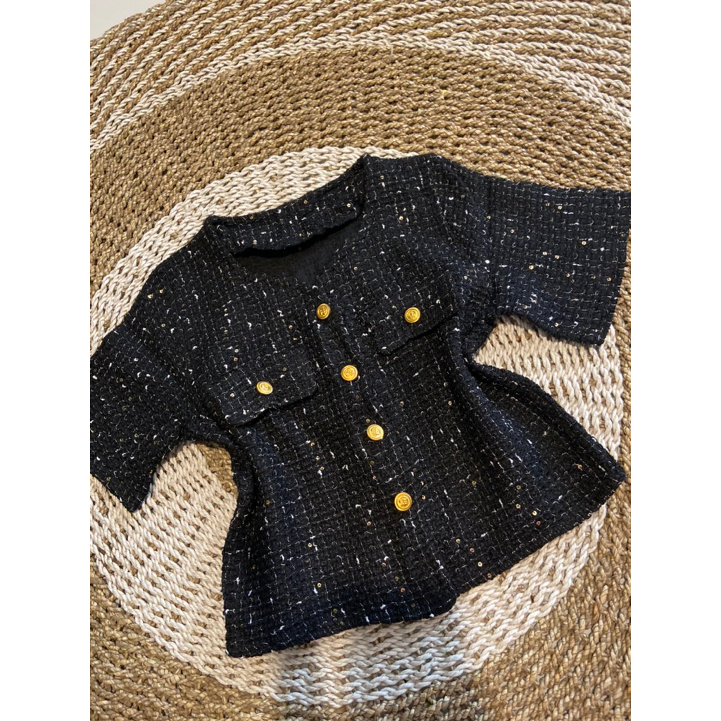 tweed top preloved