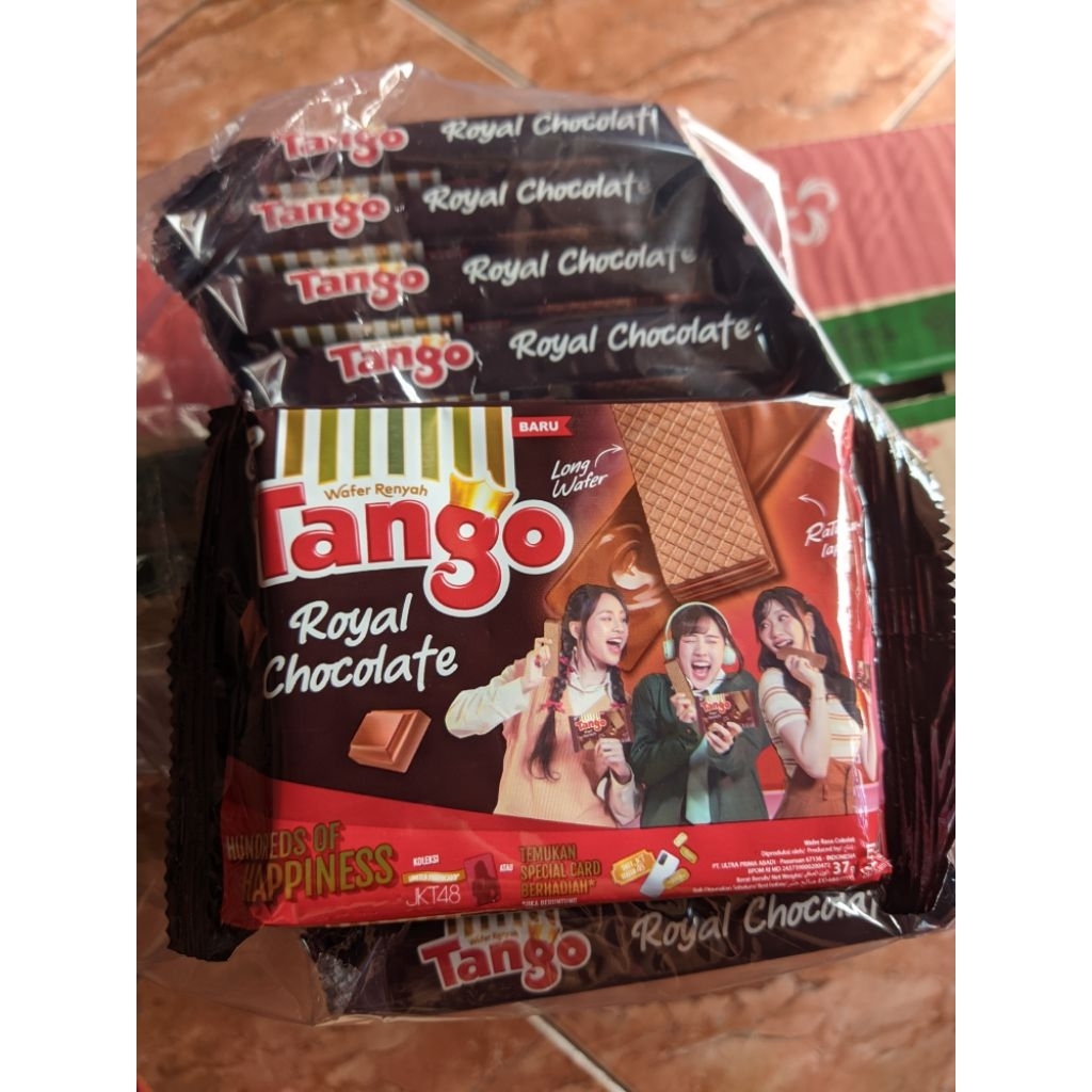 

TANGO 37 GR/ROYAL CHOCOLATE/ISI 10 PCS/Versi Jkt48