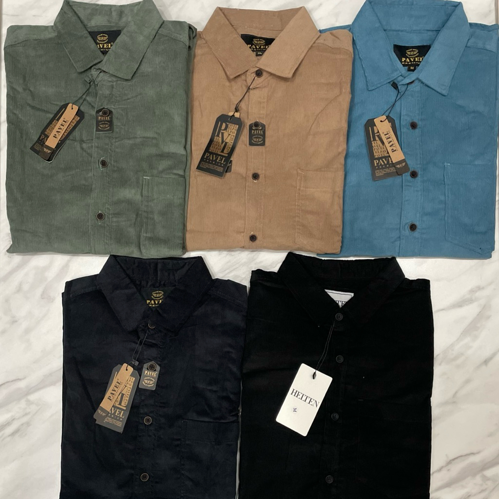 KEMEJA CORDUROY PAVEL PREMIUM ORIGINAL