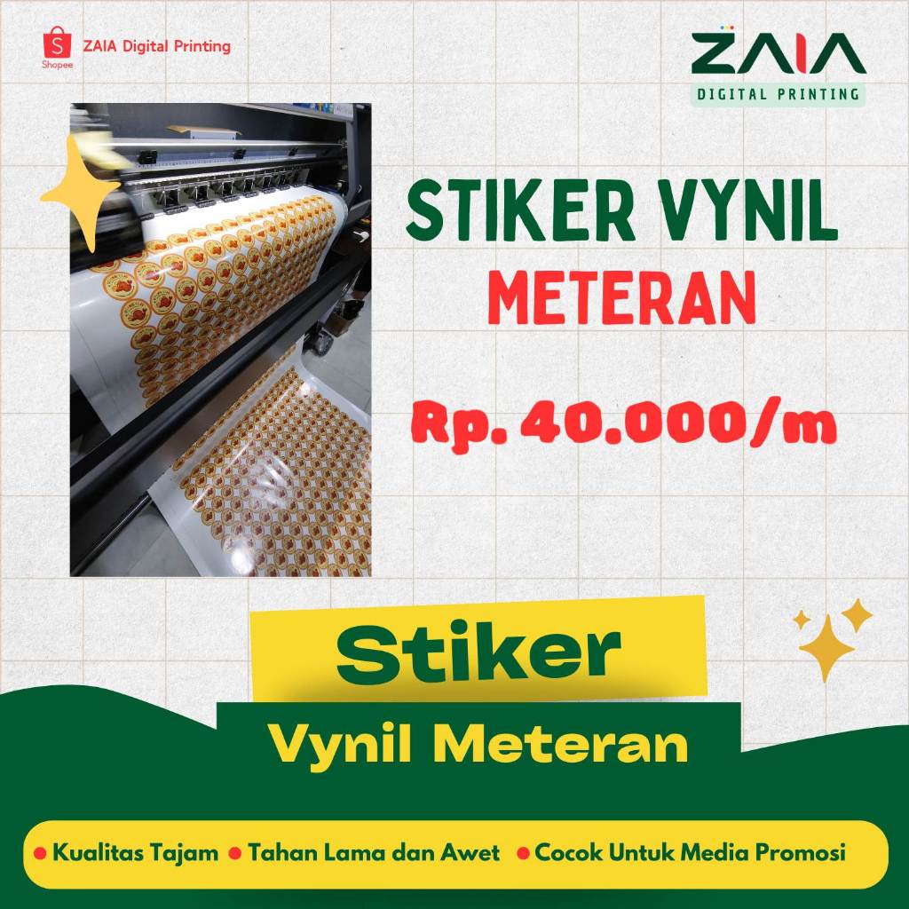 

STIKER VYNIL METERAN TERMURAH ANTI AIR