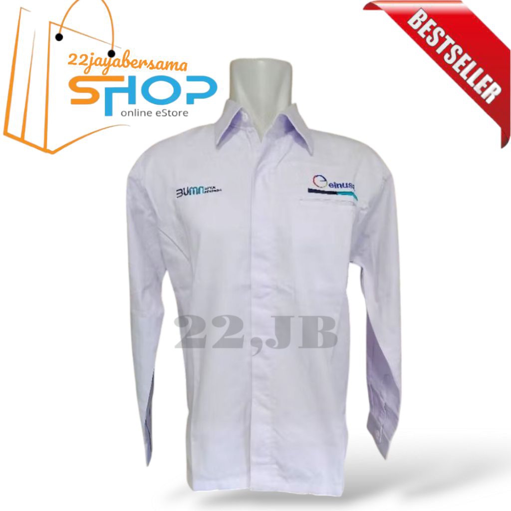 Kemeja ELNUSA | Baju Seragam ELNUSA | Baju Kemeja Elnusa bordir