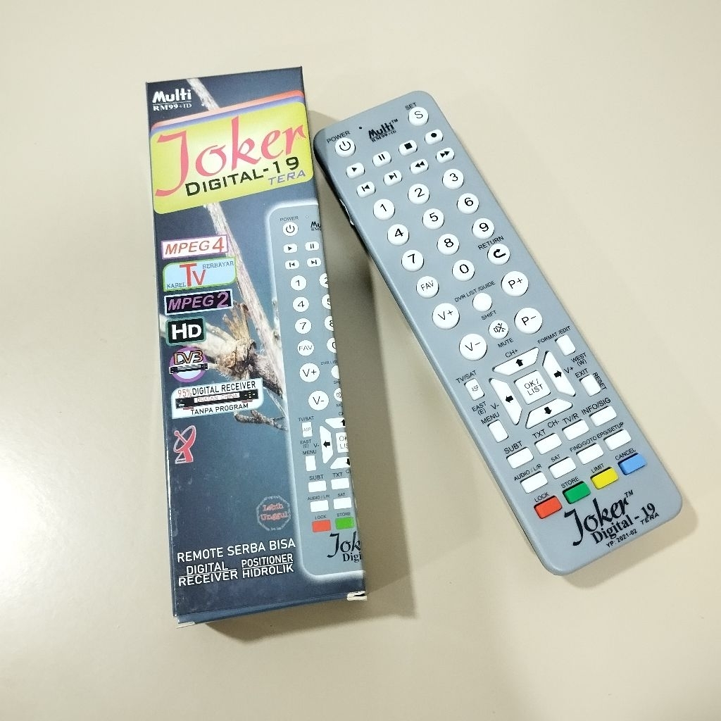 Remote TV Digital JOKER Multifungsi Digital 19 Tera Remote TV Receiver