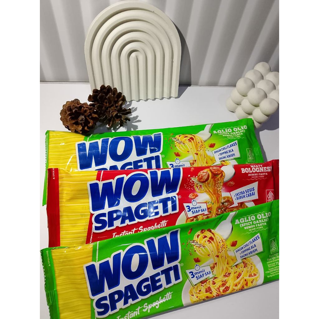 

Mie Wow Spaghetti Instant Spaghetti