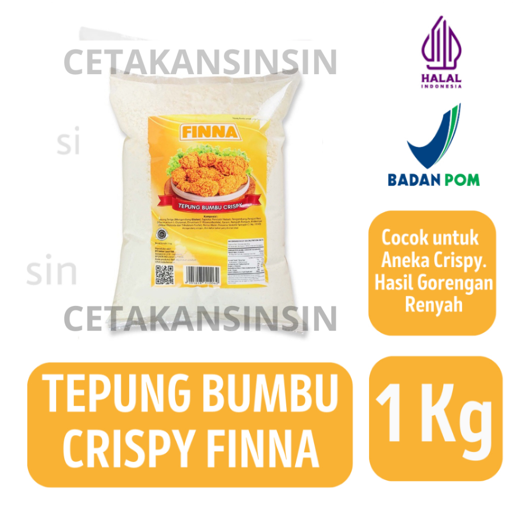 

Tepung Bumbu Krispi Finna [1Kg]