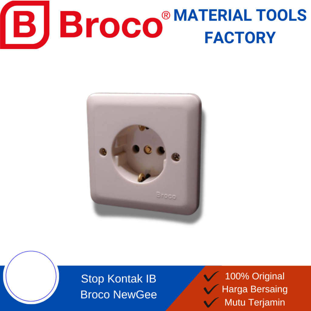 Stop kontak Broco  - Stop Kontak Inbow Broco - Stop Kontak Listrik Broco