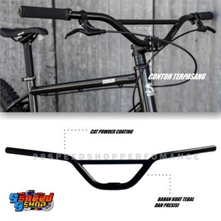 STANG SEPEDA SUNRISE BAR HANDLEBAR SUNRISE SEPEDA MTB BMX FEDERAL COMMUTER BIKE FIXIE