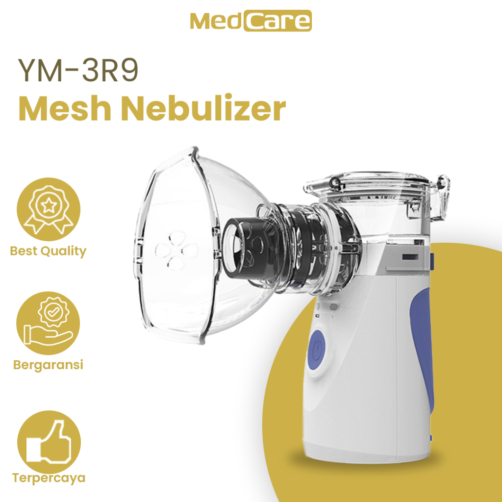 Nebulizer Portable Alat Terapi Pernapasan Asma Untuk Anak Dan Dewasa / Portable Mesh Nebulizer