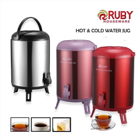 [GB] Termos Water jug dispenser Ruby 9.5L | Pemanas teh dan kopi | Waterjug Ruby