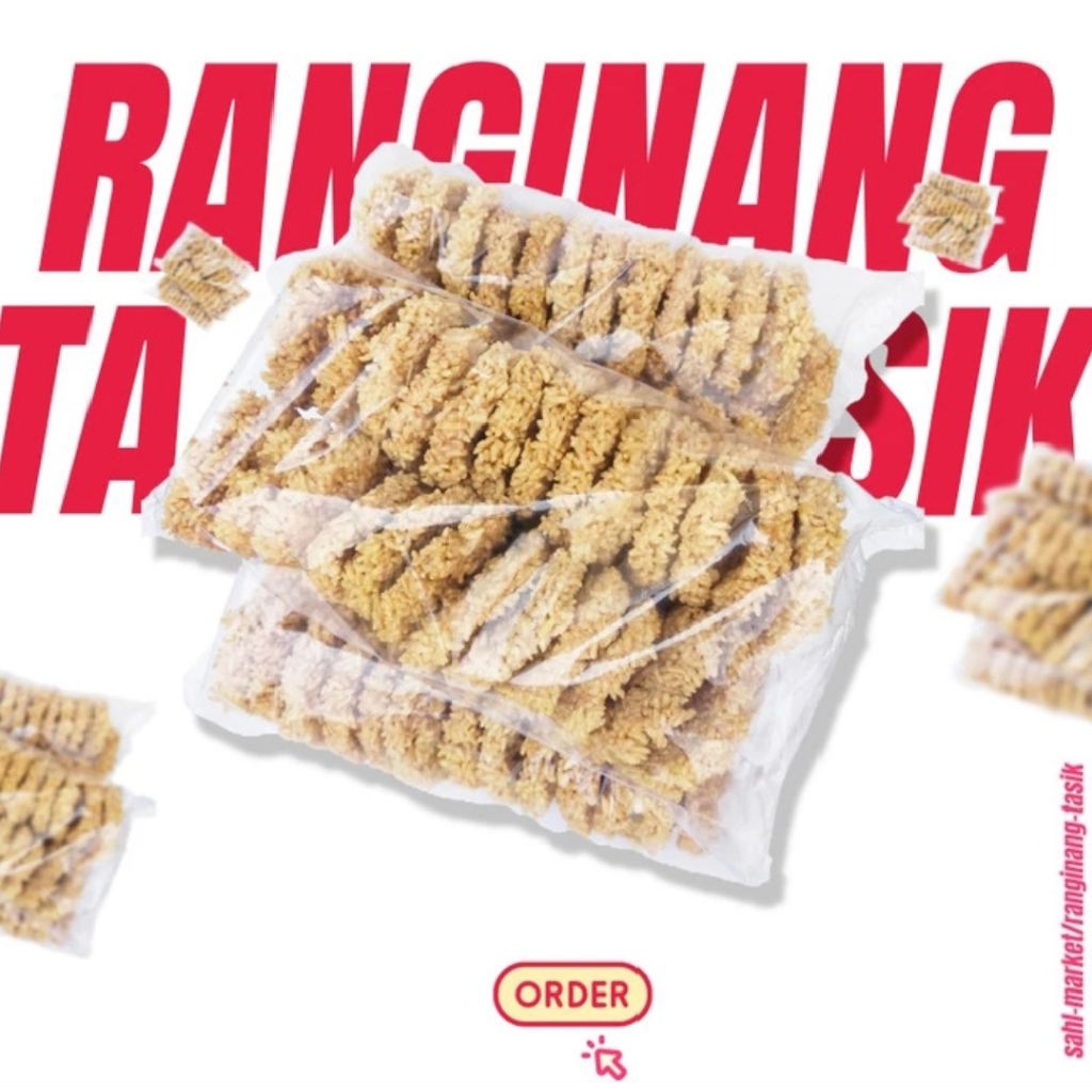 

Rengginang terasi merah mateng isi 25 pcs