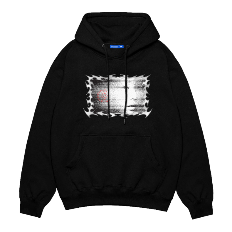 Bitsnbobs76 Hoodie Oversize Shade Black