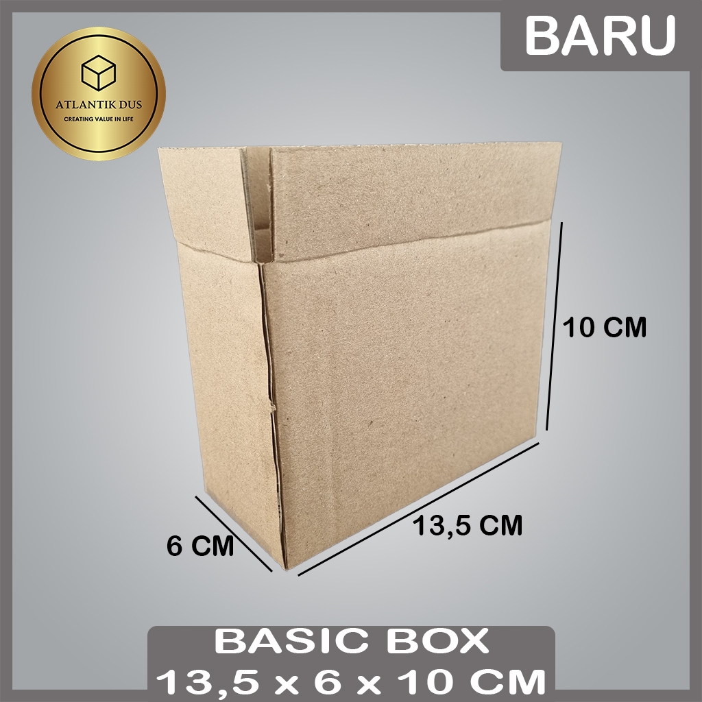 

KARDUS / KARTON BOX POLOS Uk. 13,5x6x10 CM