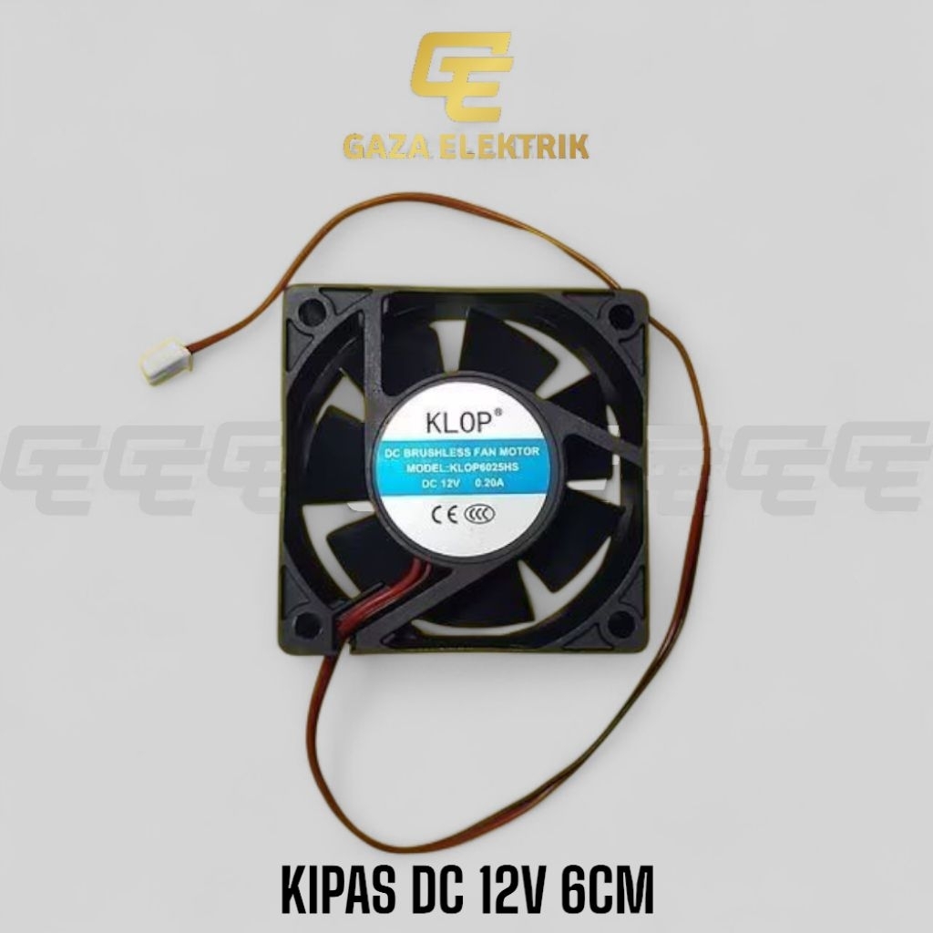 Kipas DC 12V 6CM