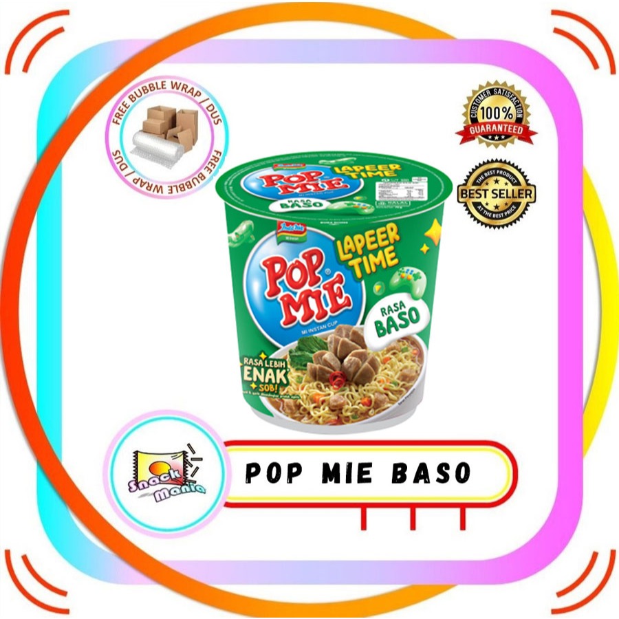 

Pop Mie Mi Rasa Baso 75 gr Cup