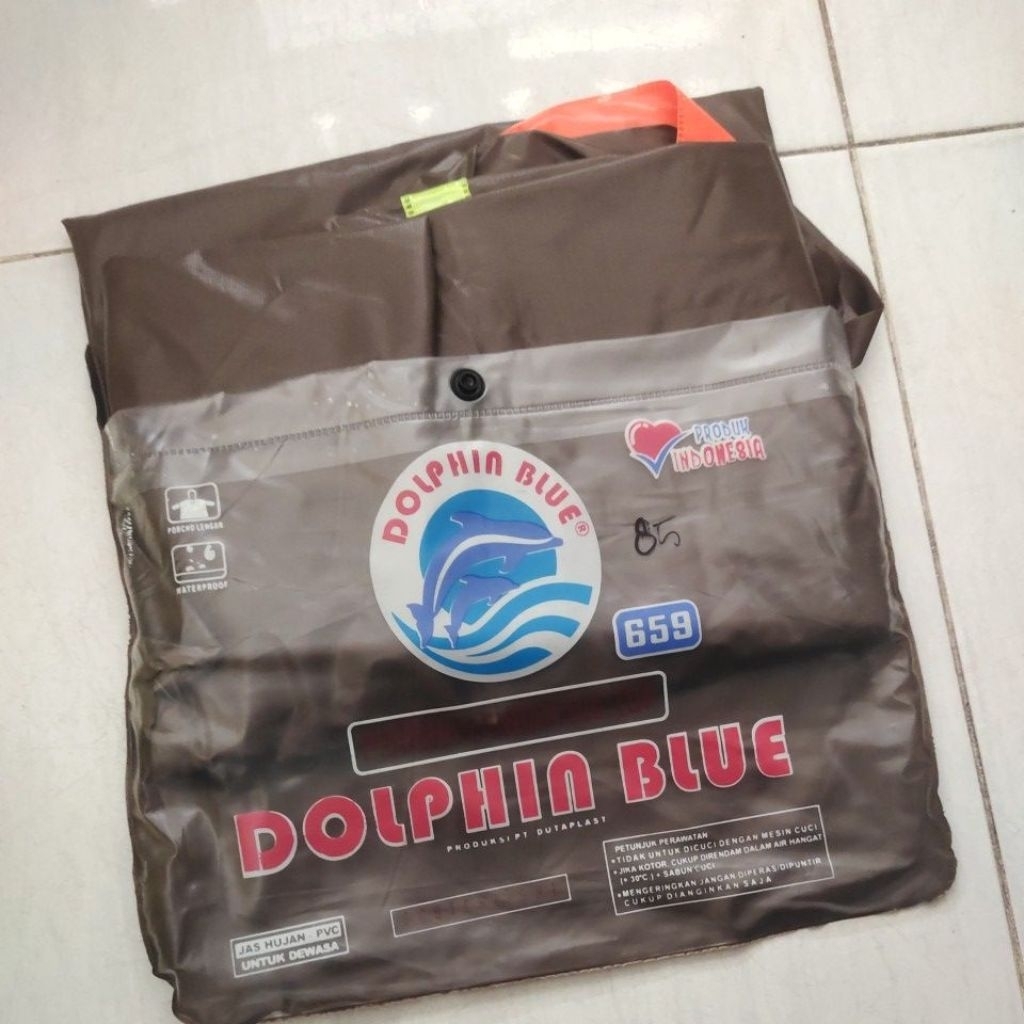 JAS HUJAN DOLPHIN BLUE