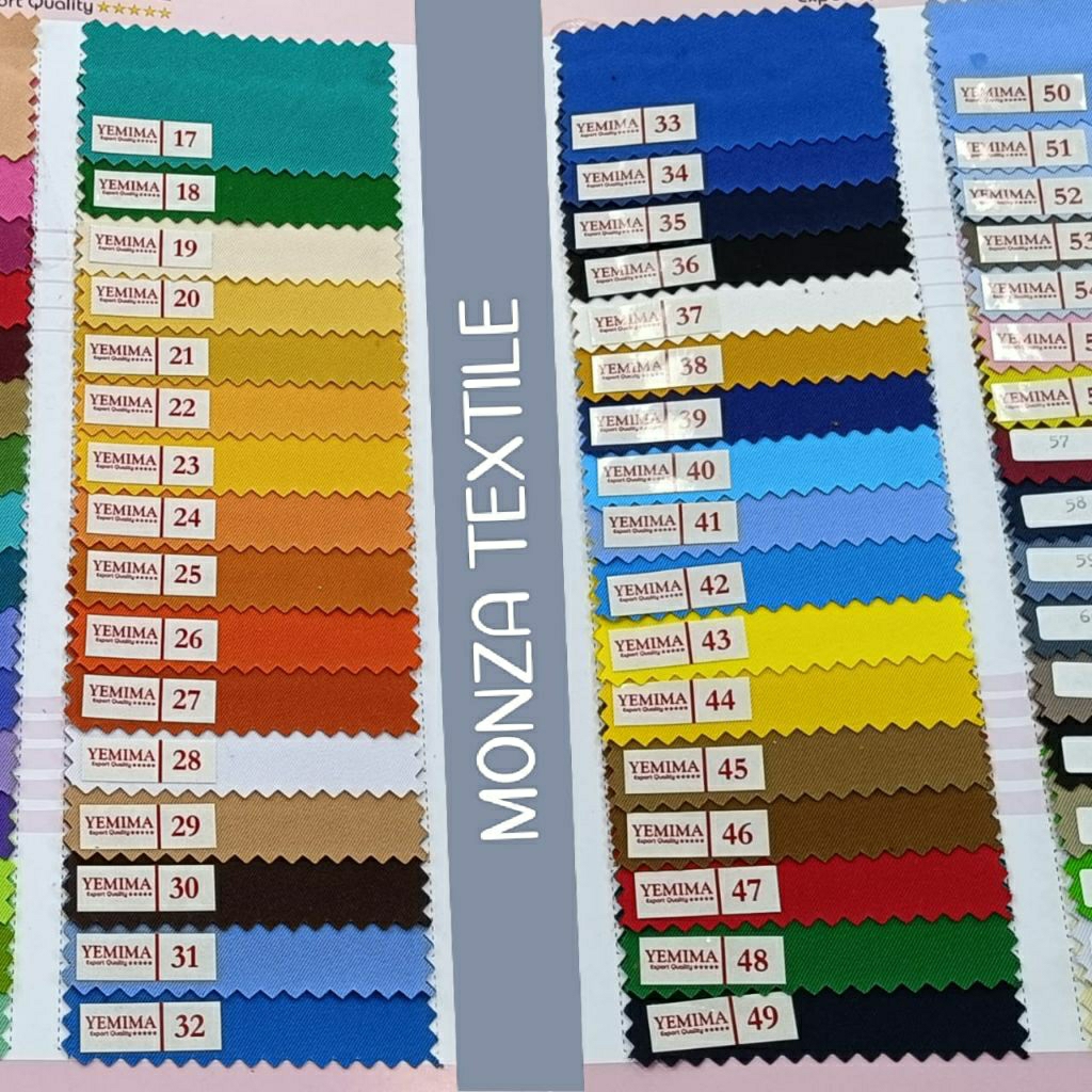 Bahan Yemima Elegan = Seragam Kerja, Warna Partai/Kualitas Export