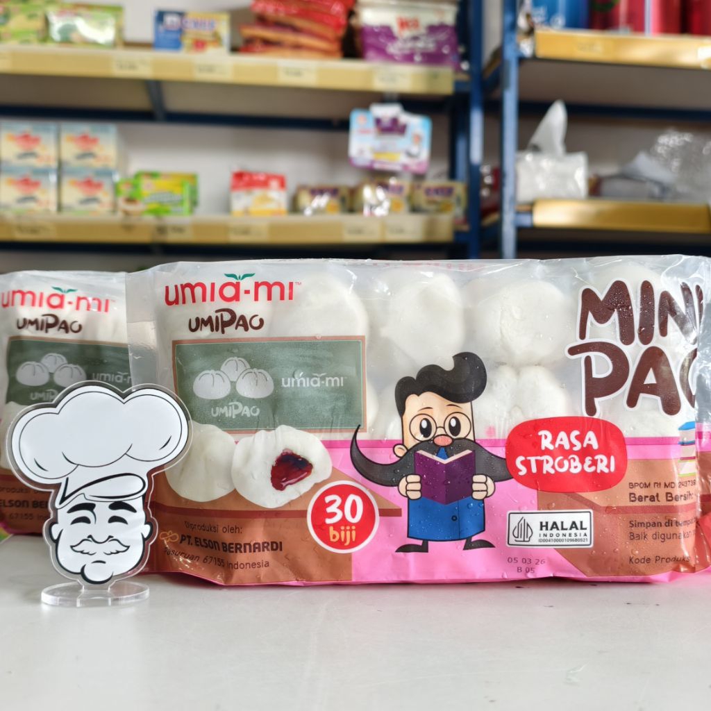 

Umiami Mini Pao Strawberry Isi 30 / Umiami Umipao Stroberi Isi 30 / Mini Pao Strawberry Umiami