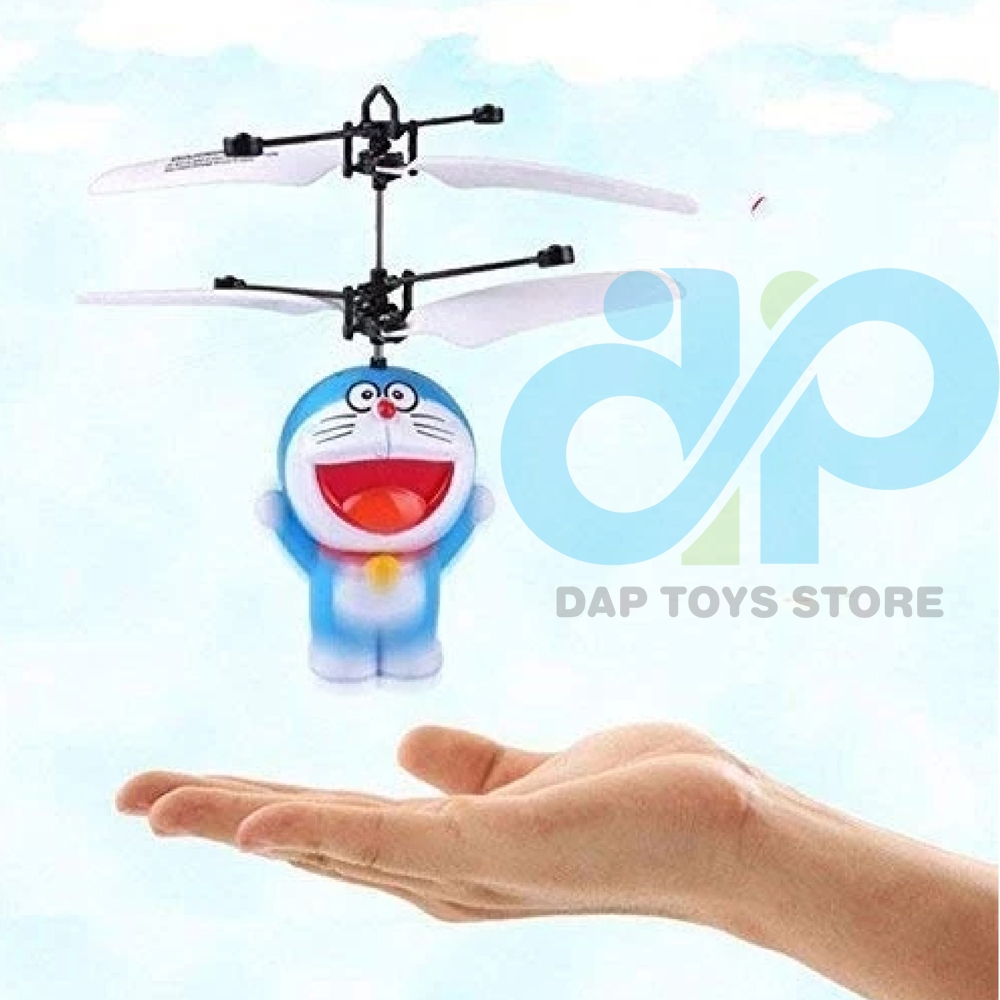 Mainan Sensor Helikopter - Sensor Doraemon Terbang - Mainan Sensor Helly Bisa Terbang