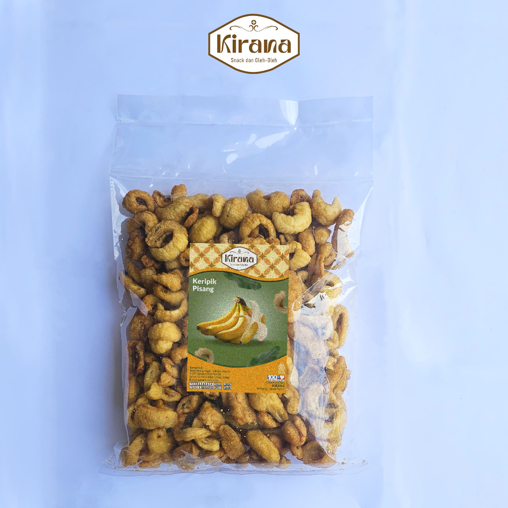 

KiranaSnackGrosir - Keripik Buah Keripik Pisang 500 gr - Keripik Buah/Keripik Nangka/Keripik Apel