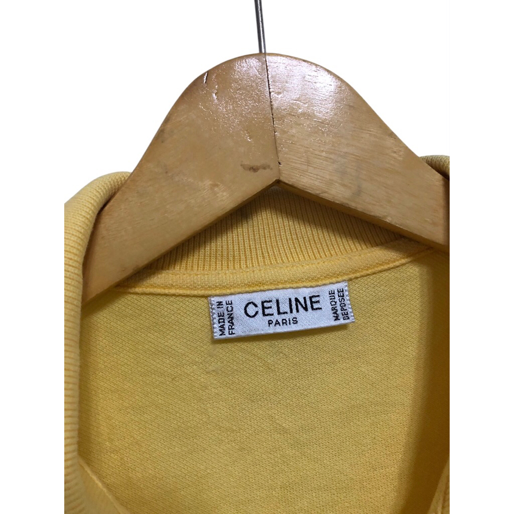 Vtg celine paris polo shirt / celine paris shirt / polo shirt celine vintage