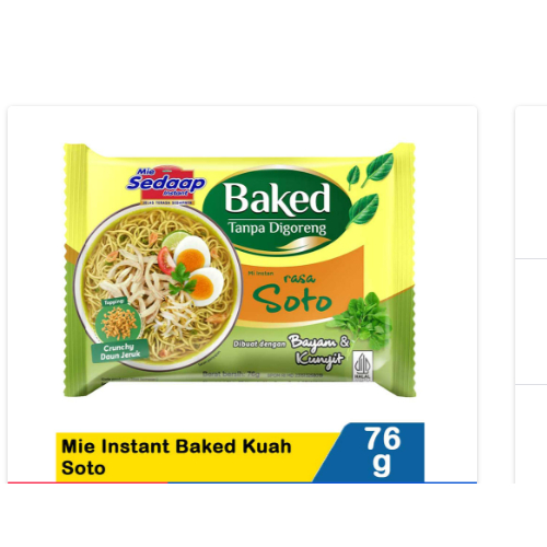 

sedaap mie mie instant baked 76g