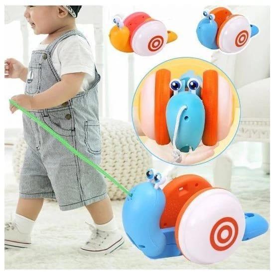 Mainan Anak Snail Siput Tarik Goyang Suara Jalan - Mainan Siput Tarik Goyang