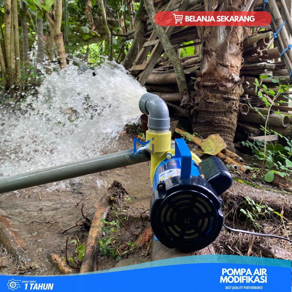 POMPA AIR KOLAM SHIMIZU MODIFIKASI ALKON 1.5 INCH
