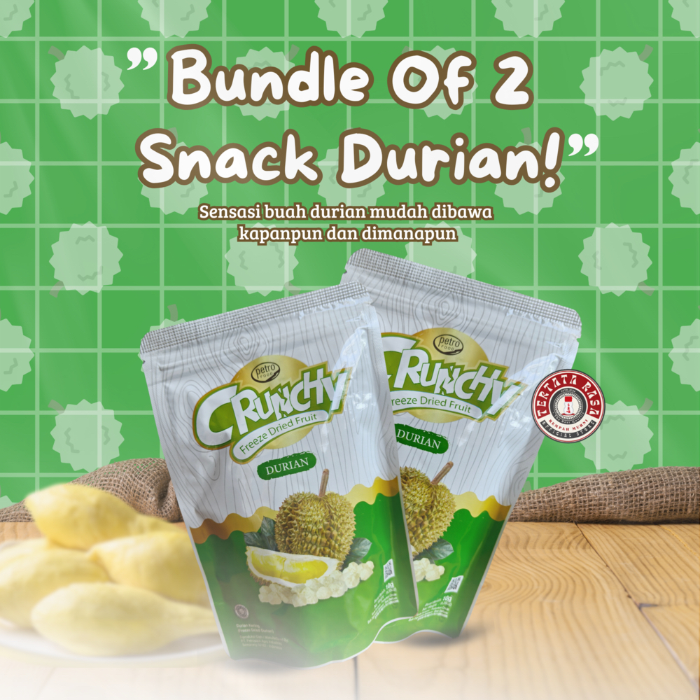 

Crunchy Bundle off 2 - Freeze Dried Fruit Durian