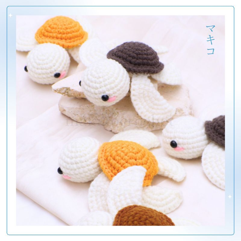 Boneka Rajut/Ganci/Rajutan kura - kura Amigurumi Doll