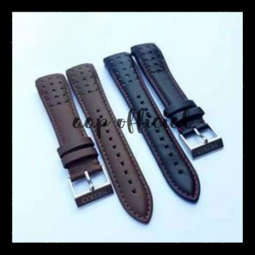 Tali Jam Seiko Kulit Leather Tali Jam kulit Seiko 21mm