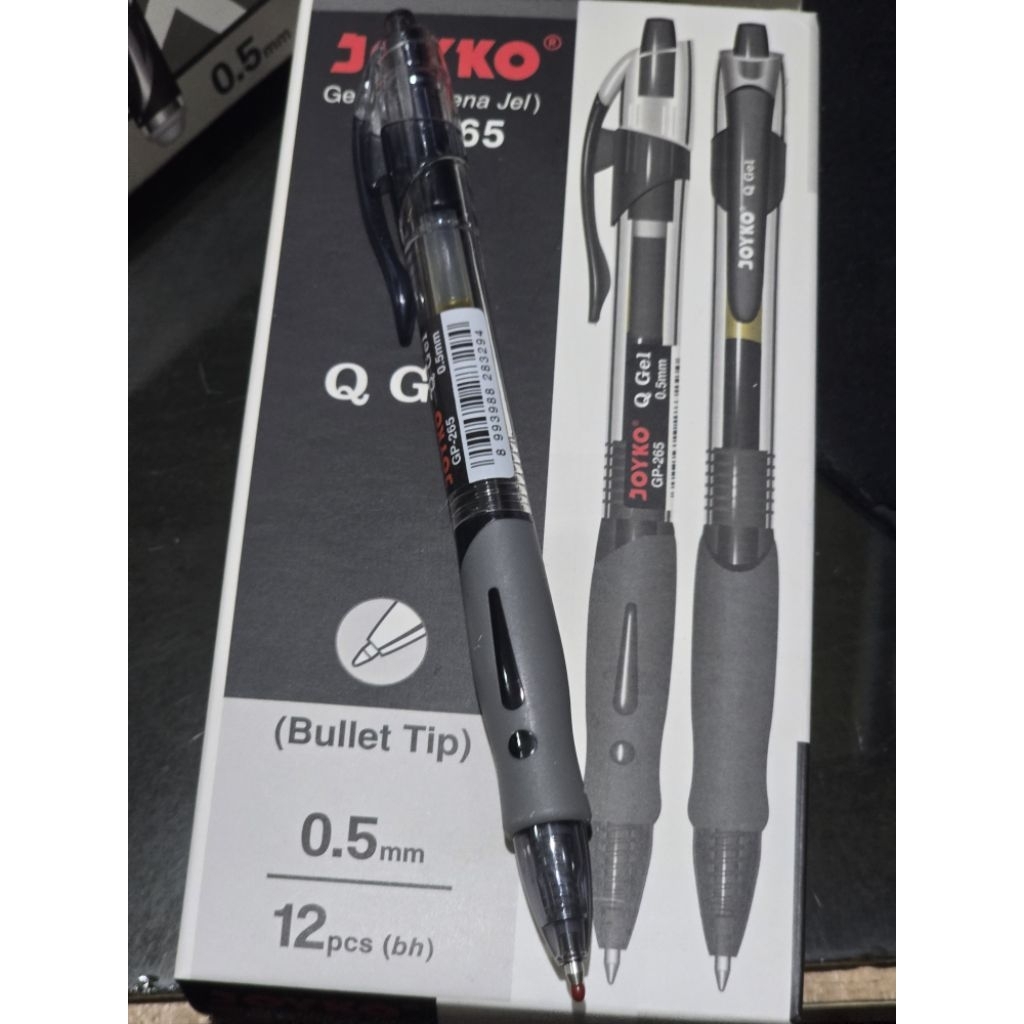 

GEL PEN JOYKO GP-265 Q GEL 0,5 MM PENA JOYKO 0.5MM PULPEN CAIR JOYKO PULPEN MEKANIK JOYKO GP265 Q