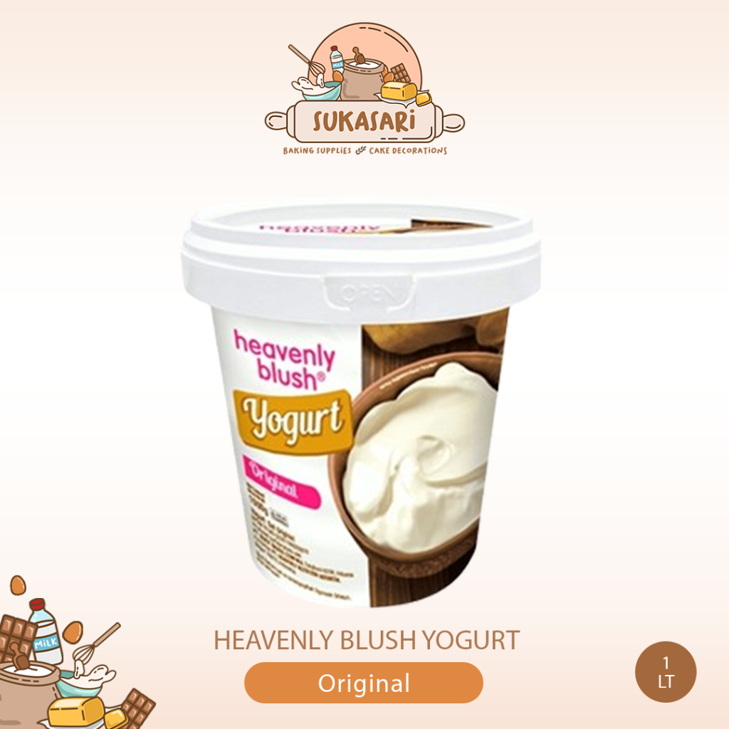 

Heavenly Blush Set Yoghurt Original 1 Liter / yogurt