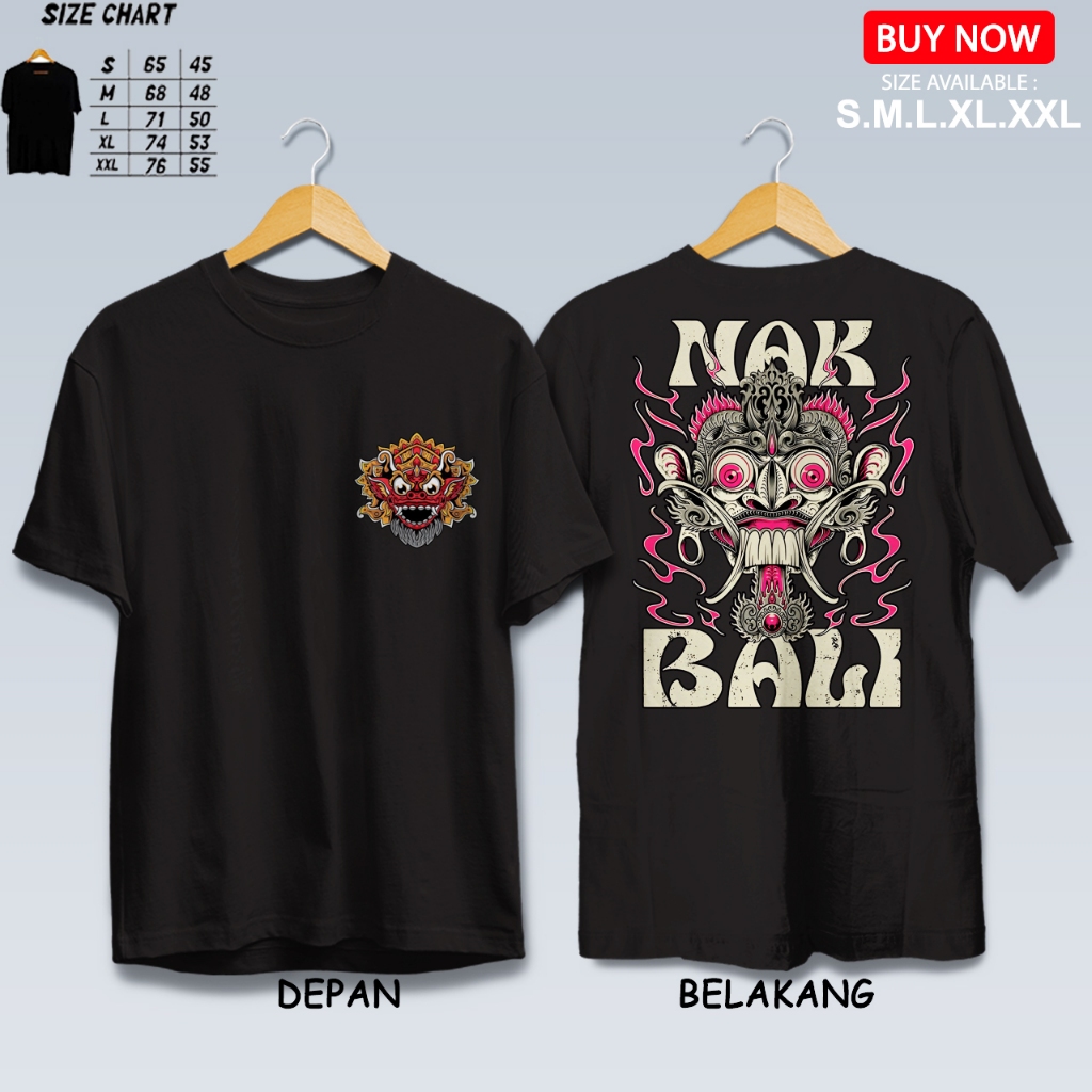 KAOS TSHIRT DISTRO NAK BALI KAOS KEREN BALI - ATASAN PRIA DAN WANITA TERBARU