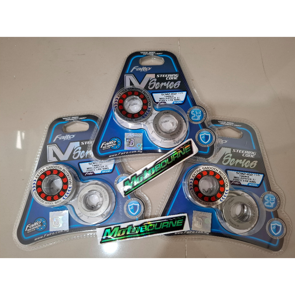 BEARING KOMSTIR FAITO TIPE EXTRA SMOOTH BUAT YAMAHA MIO / JUPITER / F1ZR / RX KING / MIO M3 / MIO J