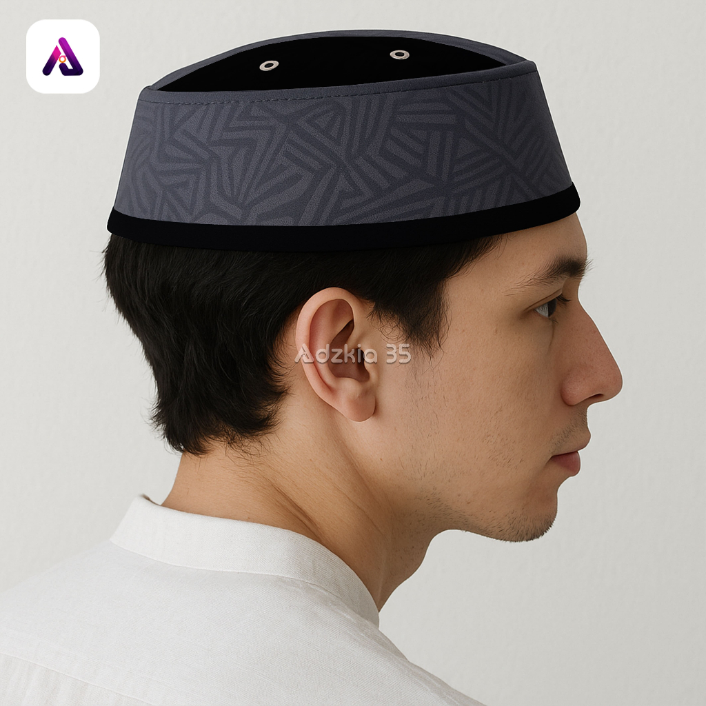Adzkia35 x Al Zie Peci Kopiah Assagofa Turki Emboss / Peci Assagofa
