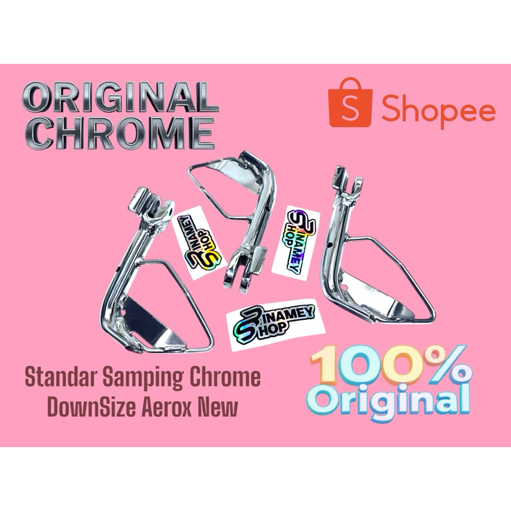 Standar Samping Chrome DownSize Aerox New