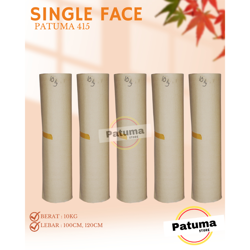 

Corugated Single Face Gulungan Karton Bergelombang 10kg